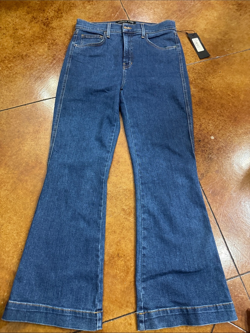 Veronica Beard Women’s Dark Blue Flared Jeans